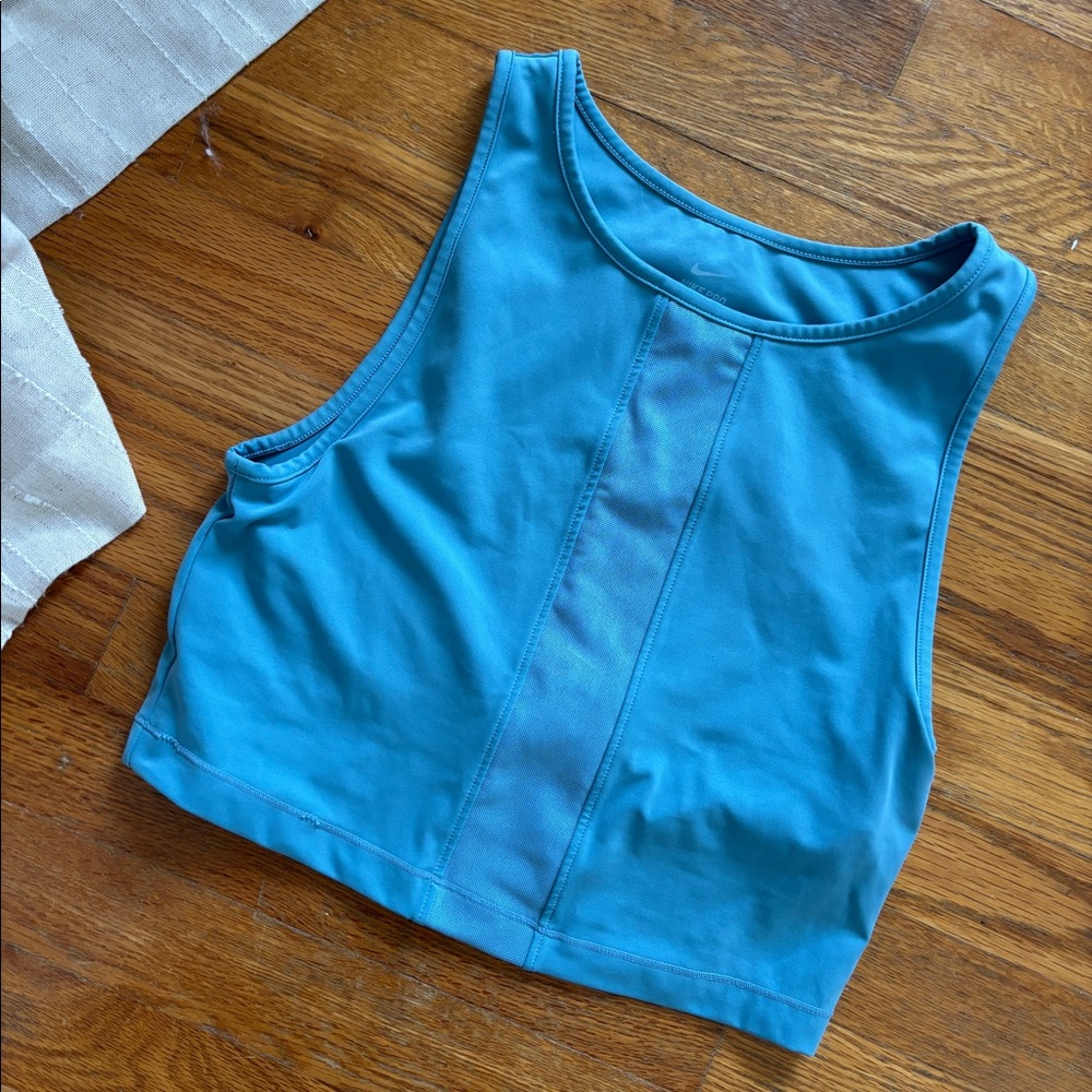 Nike Dri-Fit Active Blue Crop Top